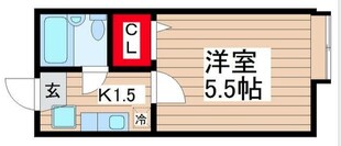 ピュアコート松江の物件間取画像